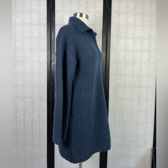 New Abercrombie & Fitch Heather Blue knit dress S - Picture 4 of 8